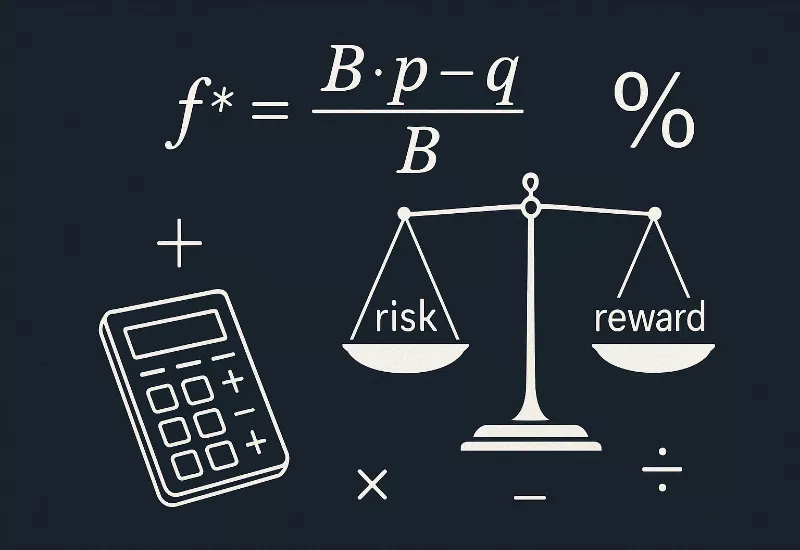 Kelly Criterion Formula Kelly Criterion mathematical formula for optimal bet sizing in advanced sports betting bankroll management