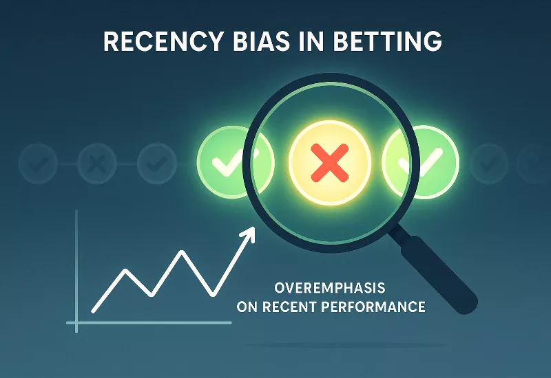 Recency Bias Fallacy Recency bias and hot hand fallacy - overemphasis on recent betting results